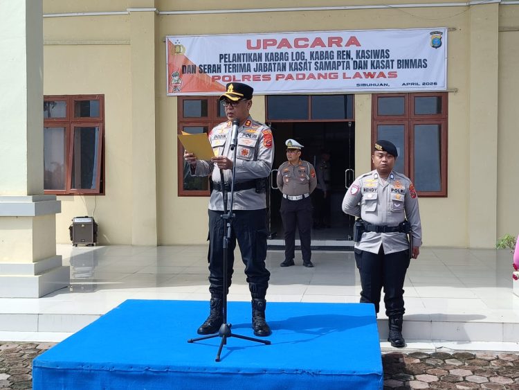 Rotasi Besar di Polres Padang Lawas, Ini Daftar Pejabat Baru dan Pesan Tegas Kapolres