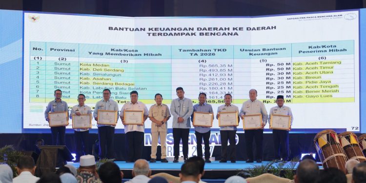 Hadir di Musrenbang RKPD Sumut 2027, Bupati Labusel Bawa Pulang Apresiasi Kemendagri