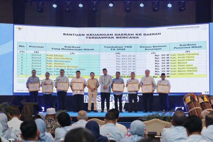 Hadir di Musrenbang RKPD Sumut 2027, Bupati Labusel Bawa Pulang Apresiasi Kemendagri