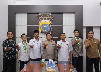 Silaturahmi KAMMI Pelalawan dengan Kapolres Pelalawan, Dorong Pemberantasan Narkoba dan Kamtibmas