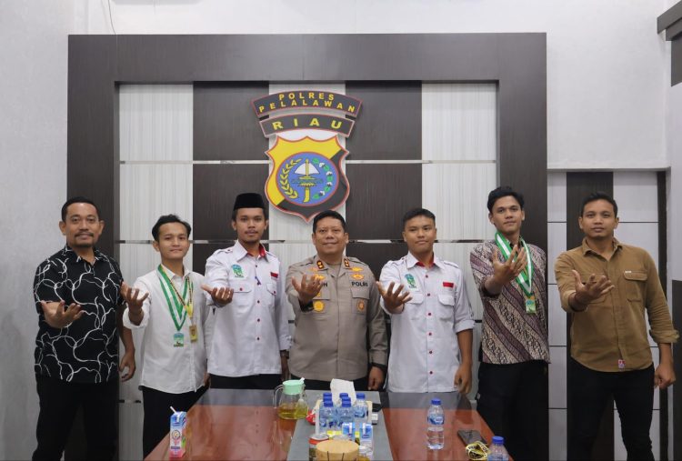 Silaturahmi KAMMI Pelalawan dengan Kapolres Pelalawan, Dorong Pemberantasan Narkoba dan Kamtibmas