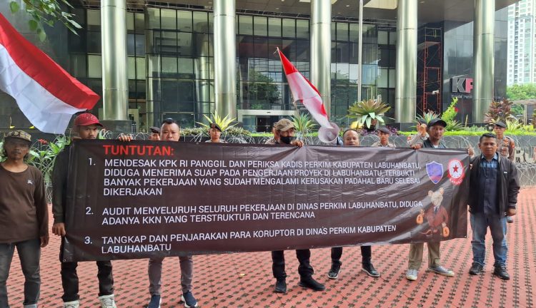 GARANSI dan AMMPUH Desak KPK Usut Dugaan Korupsi 7 Proyek di Dinas Perkim Labuhanbatu