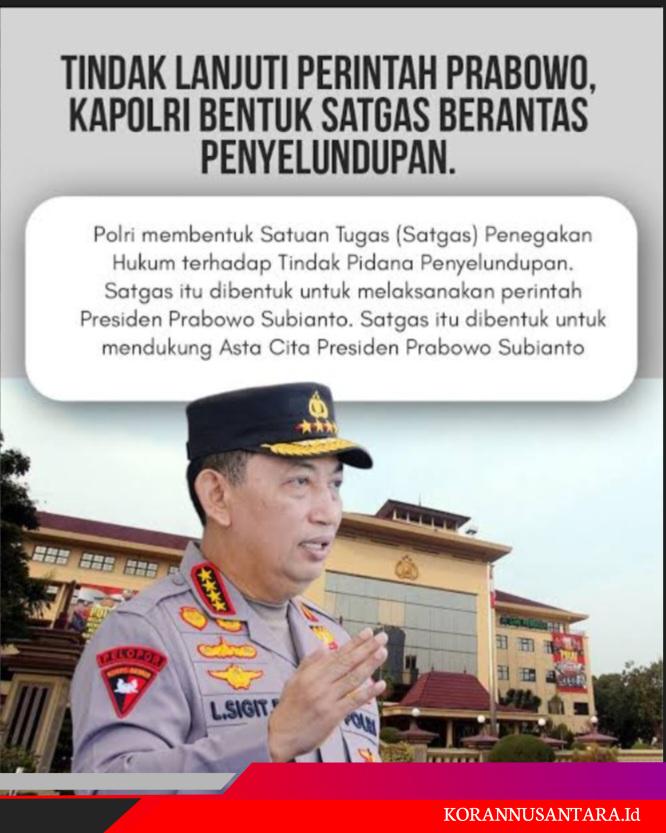 Berhasil Gagalkan Penyelundupan Bawang dan HP Ilegal, Analis Apresiasi Gercep Kapolri Bentuk Satgas