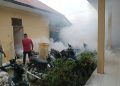 Gerak Cepat Cegah DBD, Polsek Kotapinang Fogging Serentak hingga Permukiman Warga