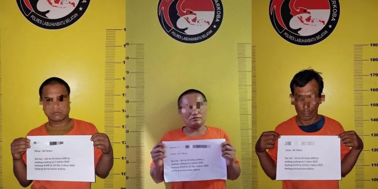 Operasi Kilat di Aekbatu! 3 Pengedar Sabu Diringkus dalam 60 Menit, Polisi Bongkar Rantai Peredaran