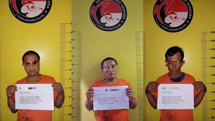 Operasi Kilat di Aekbatu! 3 Pengedar Sabu Diringkus dalam 60 Menit, Polisi Bongkar Rantai Peredaran