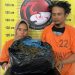 Polres Tapsel Ringkus Dua Pelaku Peredaran 3 Kg Ganja, Gunakan Becak Motor untuk Kelabui Polisi