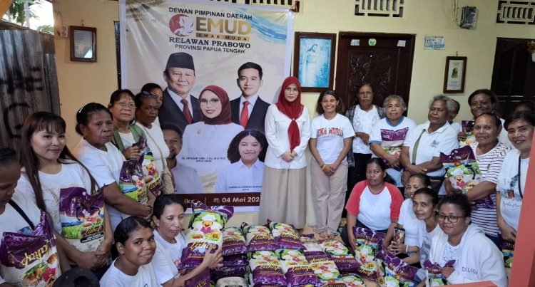 Aksi EMUD di Timika, Hj. Oktasari Sabil Perkuat Solidaritas dan Ketahanan Pangan di Papua Tengah