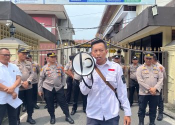 Demo KAMMI Sumut di Polrestabes Medan, Desak Kapolrestabes Dicopot
