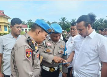 Propam Polres Padang Lawas Gelar Razia Ponsel Anggota untuk Cegah Judol