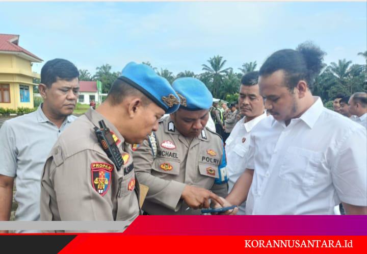 Propam Polres Padang Lawas Gelar Razia Ponsel Anggota untuk Cegah Judol
