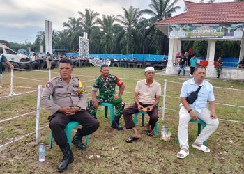Polsek Sosa Amankan Open Turnamen Cup I Pasar Ujung Batu di Padang Lawas, Ajak Pemain Junjung Sportivitas