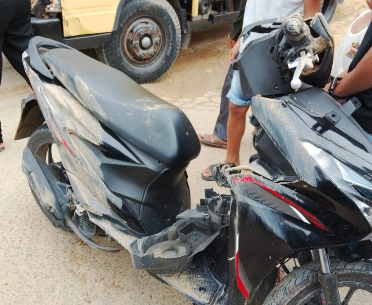 Tabrakan Honda Beat vs NMAX di Kotapinang, Satu Korban Dilarikan ke RSUD