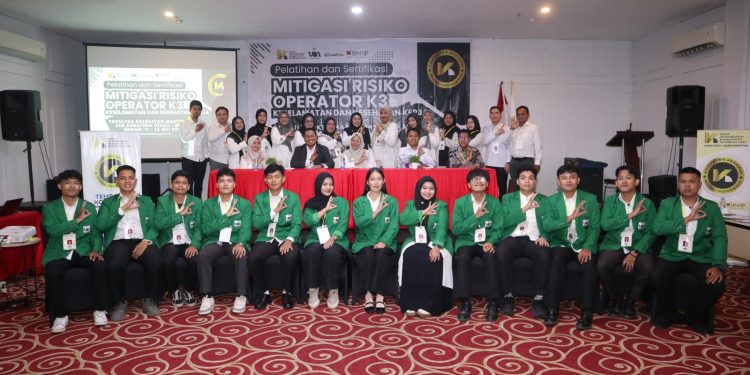 Pelatihan Mitigasi Risiko Operator K3 FKM UINSU Tingkatkan Kompetensi Mahasiswa Dosen dan Tendik