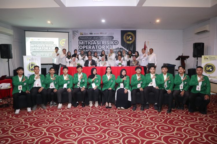 Pelatihan Mitigasi Risiko Operator K3 FKM UINSU Tingkatkan Kompetensi Mahasiswa Dosen dan Tendik
