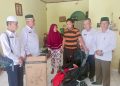 BAZNAS Labuhanbatu Salurkan Bantuan Kursi Roda untuk Anak Penyandang Cerebral Palsy di Rantau Utara
