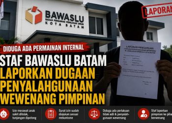 Izin Merawat Anak Demam Tinggi Tidak di Izinkan, Kini Pimpinan Bawaslu Batam dilaporkan