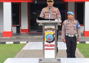 AKP Organ Sembiring Resmi Jabat Kasat Intelkam, Kapolres Labuhanbatu Pimpin Sertijab