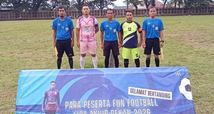 Liga Akhir Pekan Piala Zunaidi S.Pd Bina Remaja FC Ditahan Imbang 90’s FC 1-1