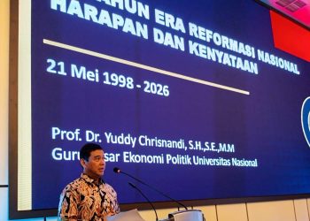 Momentum 28 Tahun Reformasi, Prof. Yuddy : Launching Buku “Jalan Terjal Menuju Indonesia Adil dan Makmur”