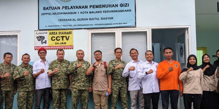 WAKASTER TNI Tinjau SPPG Arjowinangun 01, Regi Tekankan Pengawasan Ketat Program MBG