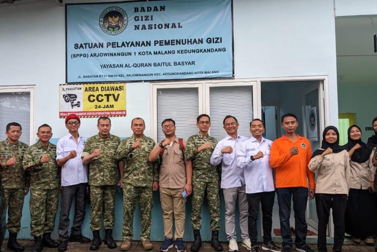 WAKASTER TNI Tinjau SPPG Arjowinangun 01, Regi Tekankan Pengawasan Ketat Program MBG