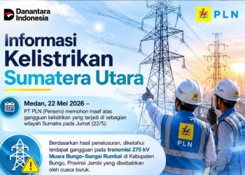 PLN Mohon Maaf ! Gangguan Kelistrikan Sumatra Utara Akibat Cuaca Buruk dan Sudah Lakukan Pemulihan Bertahap
