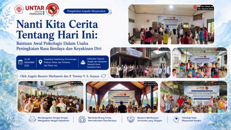 Menata Napas, Menata Harapan Fakultas Psikologi UNTAR dan DPP GPP Hadirkan Dukungan Psikologis di Sumatera Utara