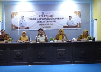 Jaga Desa Pemdes Lancang Kuning Gelar Pelatihan Kapasitas Aparatur Desa