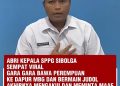 Abri Kepala SPPG Sibolga Akui Vidio Viral Bawa Perempuan Ke Dapur MBG dan Bermain Judol Minta Maaf