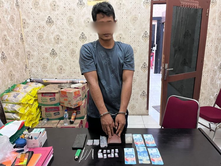 Polsek Torgamba Amankan Pengedar Narkotika dan Uang 250 Ribu