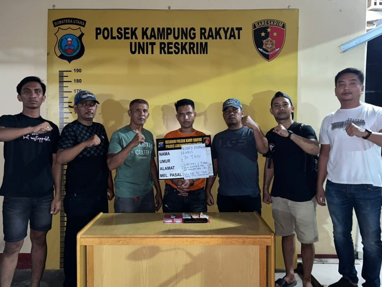 Polsek Kampung Rakyat Ungkap Kasus Narkotika di Desa Perkebunan Perlabian