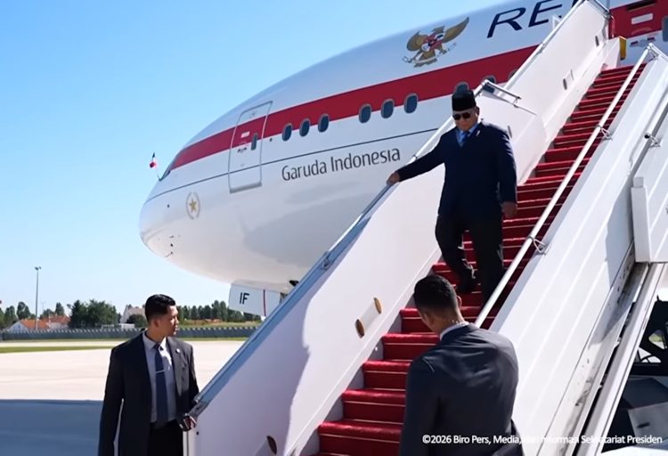 Presiden Prabowo Tiba di Paris, Perkuat Kerja Sama Super Strategis