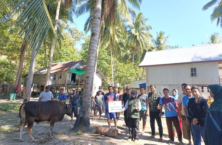 Wujud Kepedulian Sosial, Balitbang Partai Golkar Gelar Qurban di Desa Terpencil NTT
