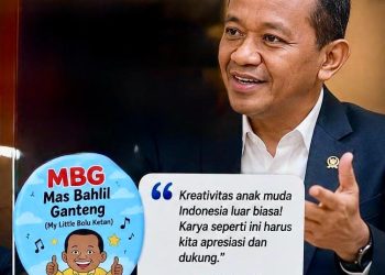 Viral! Ketum Golkar Bahlil Undang Pencipta Lagu “MBG Mas Bahlil Ganteng”