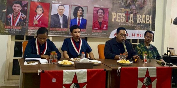 GMNI Adakan Diskusi dan Nobar Film PESTA BABI