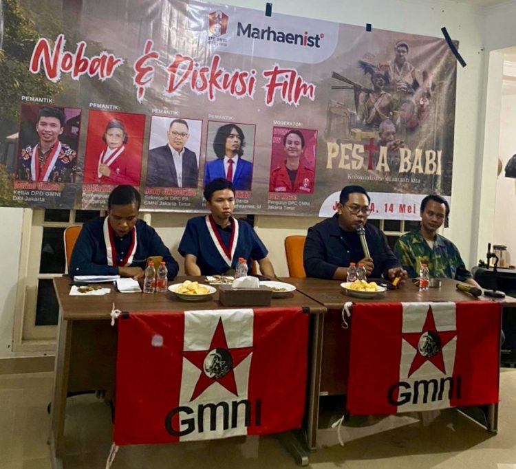 GMNI Adakan Diskusi dan Nobar Film PESTA BABI