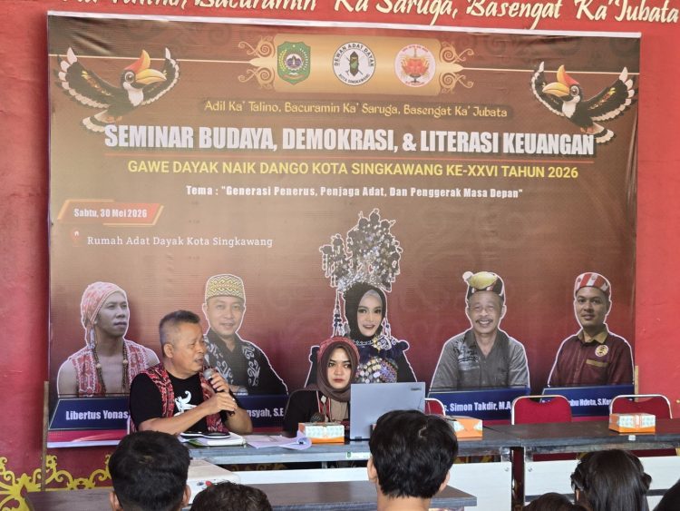 Gawai Dayak Naik Dango Singkawang Gelar Seminar Budaya, Demokrasi dan Literasi Keuangan