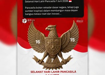 Di Hari Pancasila, BRIN Sampaikan Permohonan Maaf Setelah Salah Upload
