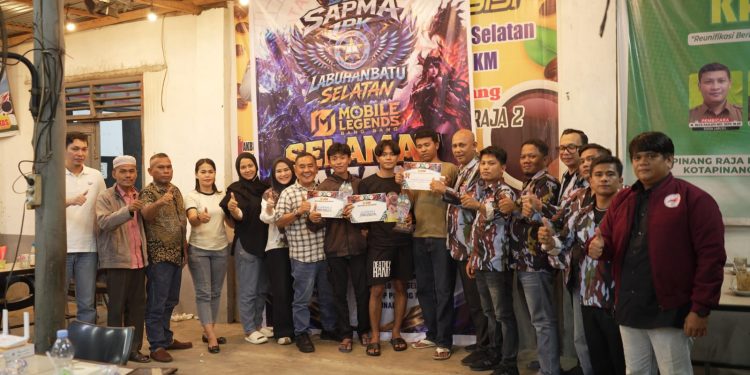 Wabup Syahdian Hadir di Final Turnamen Mobile Legends SAPMA IPK Kotapinang