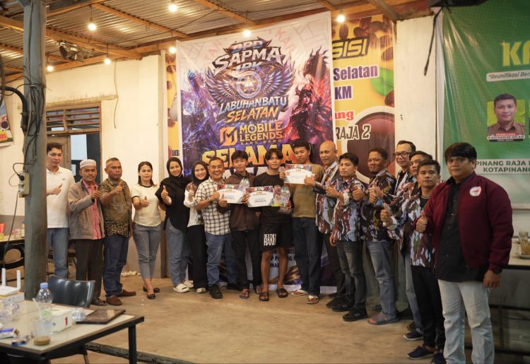 Wabup Syahdian Hadir di Final Turnamen Mobile Legends SAPMA IPK Kotapinang
