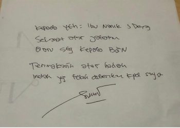 Surat Singkat Sony Sanjaya untuk Kepala BGN Baru Picu Beragam Tafsir di Media Sosial