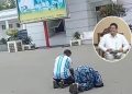 Ibu Bersujud dan Bermohon di Kantor Gubernur ” Pak Bobby Bantu Kami “
