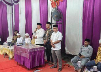 Hermansyah Lubis Hadiri Maulid dan Pembayaran Nazar Usman Hrp di Desa Mananti