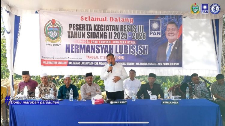 Reses di Desa Singanyal Hermansyah Lubis Disambut Antusias Warga