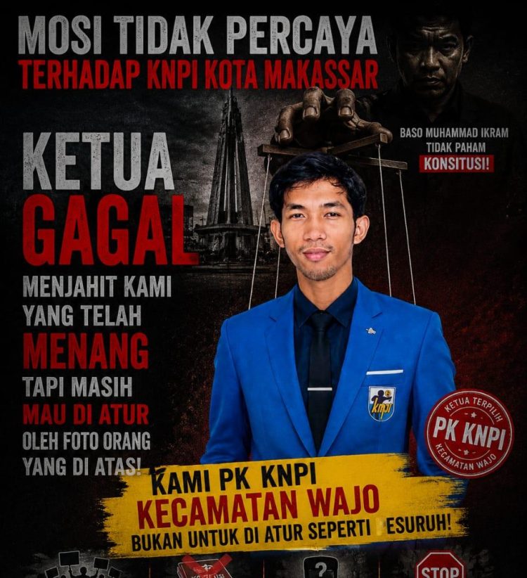 Membakar Bukan Tanpa Sebab: Ketika KNPI Kota Makassar Berorganisasi Seperti Obrolan Kedai Kopi