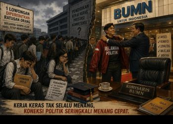 Sarjana Disuruh Bersaing Sampai Berdarah, Komisaris Datang Bawa Jaket Relawan