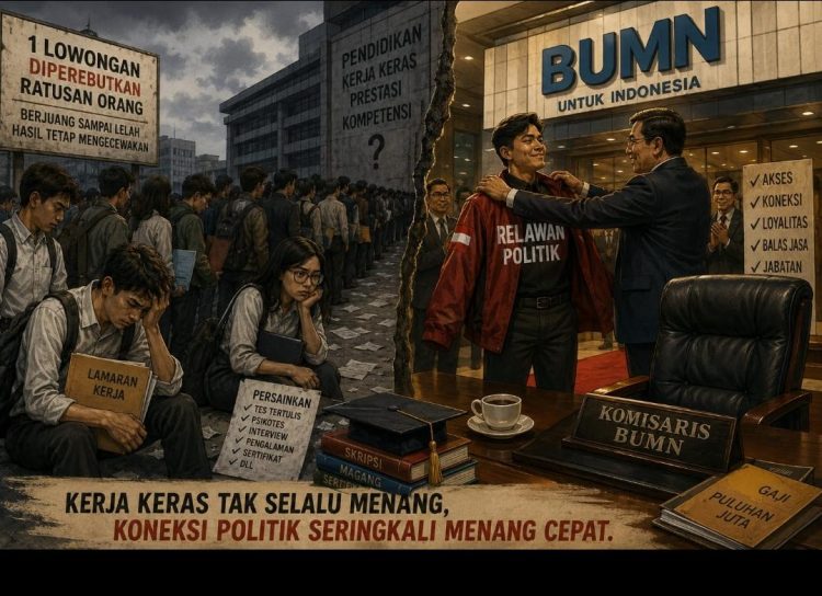 Sarjana Disuruh Bersaing Sampai Berdarah, Komisaris Datang Bawa Jaket Relawan