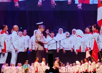 Hashim Djojohadikusumo Lantik Pengurus Srikandi Jaga Desa se-Indonesia