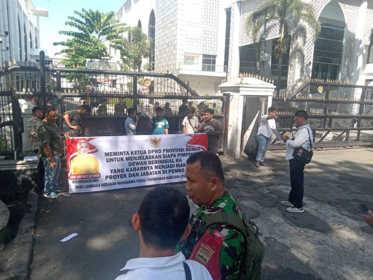 GMPET-SU Tuntut Ketua DPRD Sumut Klarifikasi Dugaan Pimpinan DPRD Jadi Makelar Proyek dan Jabatan